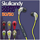 skullcandy 骷髅糖 50/50 2.0骷髅头耳机 黑灰蓝白色
