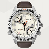 新低价：Timex 天美时 IQ系列 T49866 男士腕表（独立马达、飞返逆跳、罗盘、准距仪）