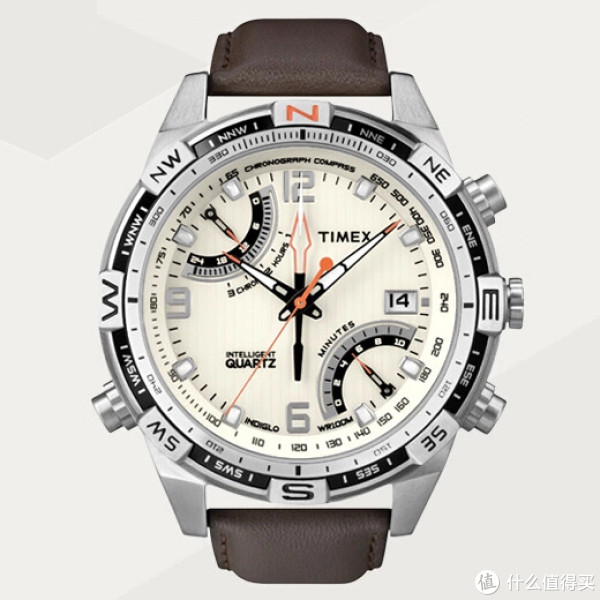 Timex 天美时 IQ系列 T49866 男士腕表(独立马达、飞返逆跳、罗盘、准距仪)