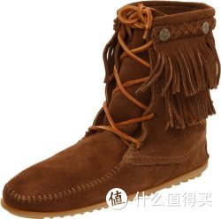 MINNETONKA 迷你唐卡 Ankle Hi Tramper 女士流苏短靴
