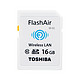 TOSHIBA 东芝 FlashAir 16G 无线局域网嵌入式 SDHC存储卡 Class10