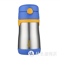 THERMOS 膳魔师 FOOGO系列 不锈钢吸管杯 300ML 蓝色
