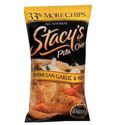 Stacy's Baked Pita Chips 帕尔马+大蒜+香草味 226.8g*12袋
