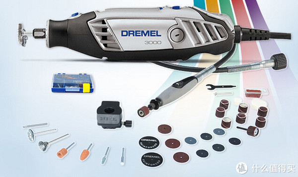 DREMEL 琢美 3000 2/30 F0133000RB 电磨机含原装软轴+凑单品
