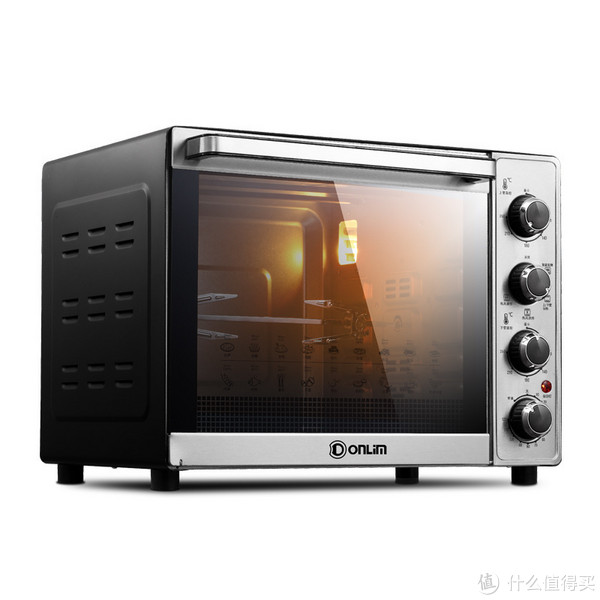 Donlim 东菱 DL-K33B 电烤箱（热风/6管/独立控温/33L）