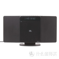 JBL MS202 BK USB/CD播放机 FM收音机 蓝牙 迷你组合音响（黑色）