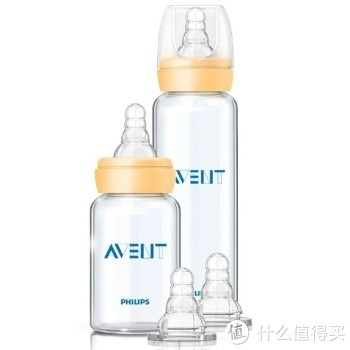 AVENT 新安怡 SCD803/01 标准口径 新生儿套装玻璃奶瓶*2套 