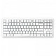 QPAD 酷倍达 MK-10 白色 RGB背光 机械键盘 黑/青/茶轴