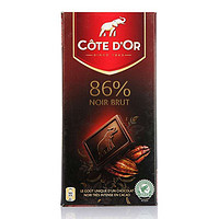 COTE D'OR 克特多金象 真味86% 纯可可巧克力100g