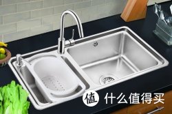 OULIN欧琳不锈钢双盆水槽套餐OLC78430（含龙头）