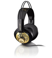 AKG 爱科技 K121S录音室专业监听耳机(金色)