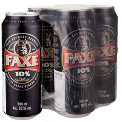 FAXE 法克 听装十度啤酒 500ml*8 组合装