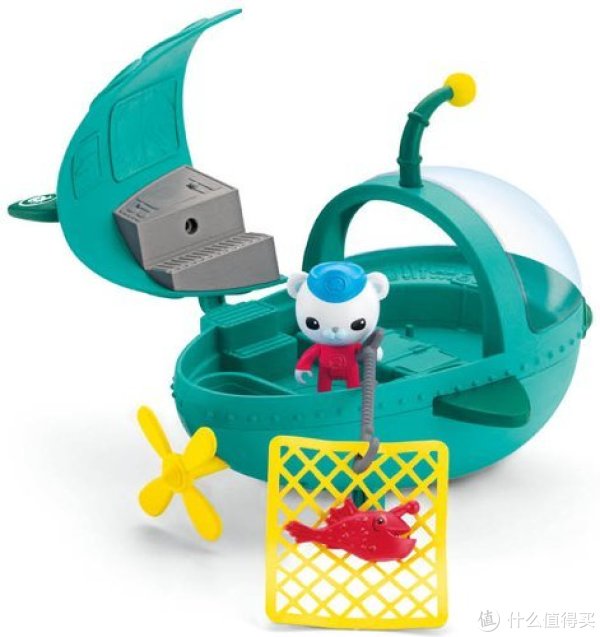 凑单品：Fisher-Price 费雪 Octonauts Gup A Deluxe Vehicle Playset 海底小纵队巴克模型