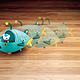 凑单品：Fisher-Price 费雪 Octonauts Gup A Deluxe Vehicle Playset 海底小纵队巴克模型