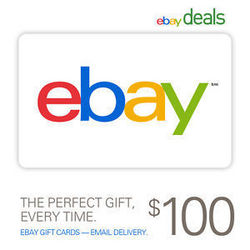 ebay 100美元 电子礼品卡
