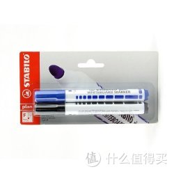 STABILO 思笔乐 白板记号笔2支装 641BL2