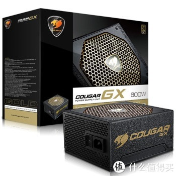 COUGAR 骨伽 GX600 600W台式电源（金牌、半模组、双管正激）
