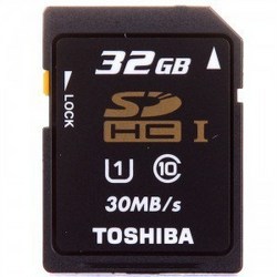 TOSHIBA 东芝 高速SDHC存储卡 32GB UHS/Class10 30M/s