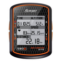 GSSport 势必得 GPS 单车码表 GB-580P 橘黑色 