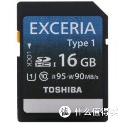 TOSHIBA 东芝 EXCERIA TypeⅠ型 SDHC-16G UHS/CL10 读95M写90M