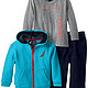 NAUTICA 诺帝卡 Infant Three-Piece Fleece Zip-Up Set  男童三件套