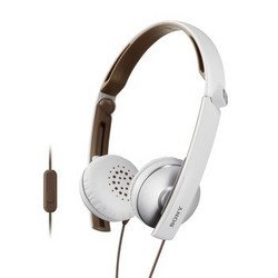 索尼（SONY）MDR-S70AP 可折叠头戴式耳机 白色