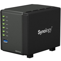 Synology 群晖 DS414slim 4盘位 NAS网络存储服务器 （无内置硬盘）