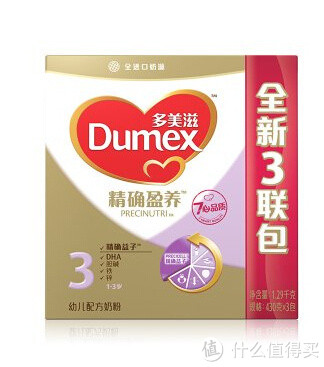 Dumex 多美滋 精确盈养 3段幼儿配方奶粉 430g*3