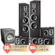 双11预定：JBL ES80BK+ES10BK+ES25CBK+E150PBK 5.1家庭影院ES系列 （黑色）