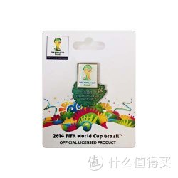 FIFA 国际足球联合会 2014巴西世界杯logo系列徽章 WPNL13070800018 白/绿