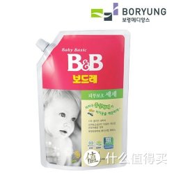 韩国 B&amp;B 保宁 纤维洗涤剂（香草味）1300ml BY04-07
