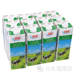 frili  芙莱蒂 脱脂纯牛奶 1L*12盒