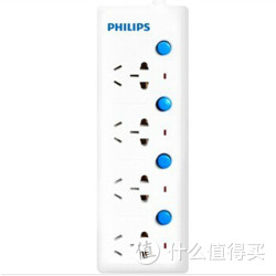 PHILIPS 飞利浦 分控排插 