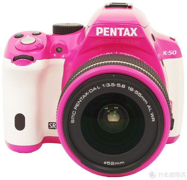 新低价：PENTAX 宾得 K-50 DAL 18-55mm WR防水镜头单反套机 两款粉色