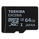 东芝（TOSHIBA）64G EXCERIA TF（microSDXC)存储卡 UHS/Class10 -95M/s 极至瞬速