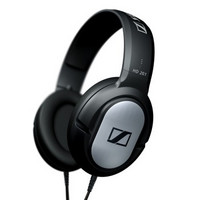 森海塞尔  HD201 头戴式耳机 监听级 黑银色