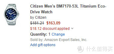 Citizen 西铁城 BM7170-53L Eco-Drive 男款光动能腕表