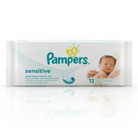 限华东：Pampers  帮宝适  敏感肌肤 婴儿湿巾 12片
