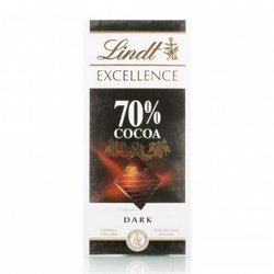 Lindt 瑞士莲 70％可可黑巧克力100g