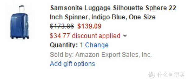 Samsonite 新秀丽 Luggage Silhouette Sphere 22寸 旅行拉杆箱