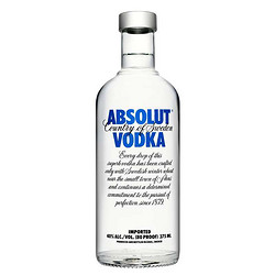 ABSOLUT VODKA 绝对伏特加(原味) 375ml