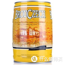 BROUCZECH 布鲁杰克 黄啤酒5L*2桶+金牌台湾 啤酒330ml*6听