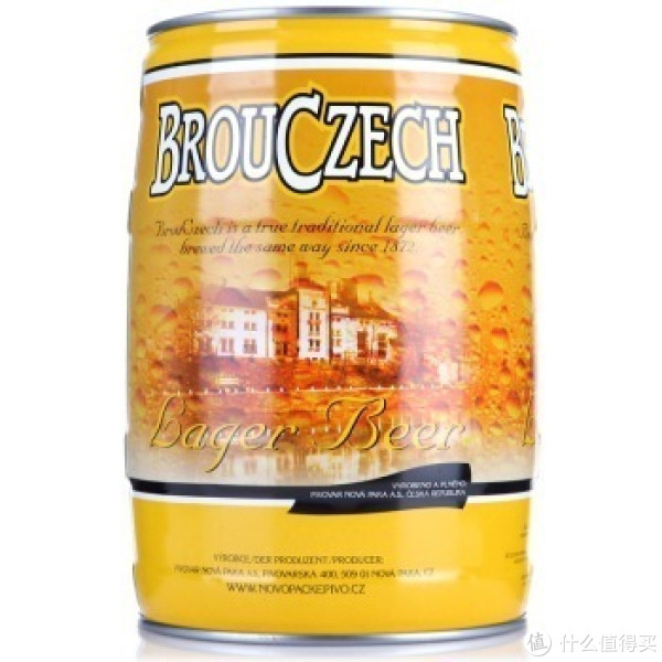 BROUCZECH 布鲁杰克 黄啤酒5L*2桶+金牌台湾 啤酒330ml*6听