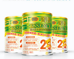 双十一特价预告：雅培丹麦原装进口 菁智奶粉2段 6-18个月900g*3罐组合