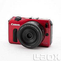 日行：Canon 佳能 EOS M 红色双头微单套机（18-55mm/22mm）