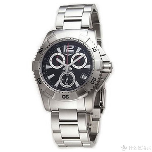LONGINES 浪琴 康卡斯潜水系列 L3.650.4.59.6 男款计时潜水腕表