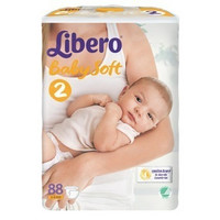 Libero 丽贝乐 婴儿纸尿裤 （NB+88片）
