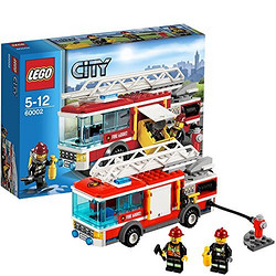 网友推荐：LEGO 乐高 城市组大型消防车 L60002+机场消防车 60061