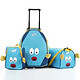 AMERICAN TOURISTER 美旅 儿童三件套(双肩包+行李袋+拉杆箱)蓝色小丑鱼款