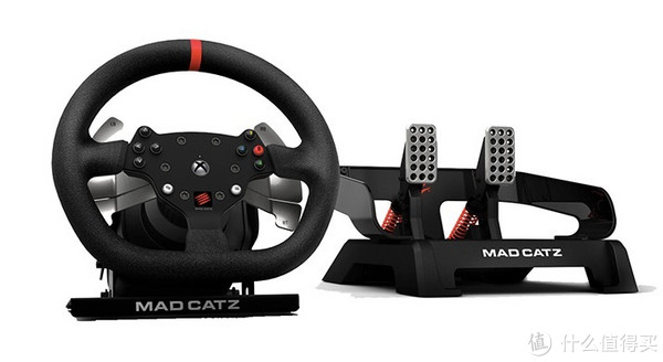 Mad Catz 美加狮 XBOX ONE 专业赛车力回馈方向盘和踏板